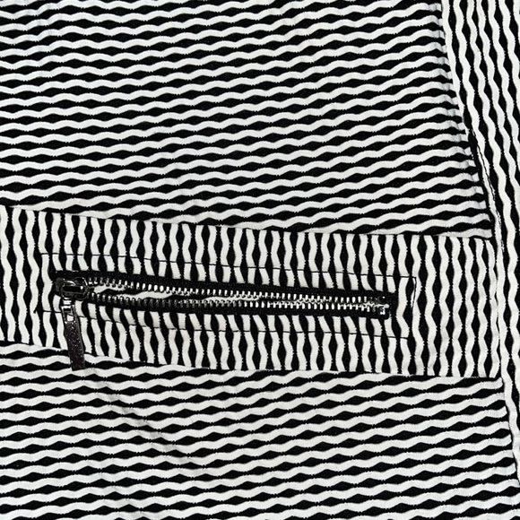 Kasper women’s black and white zip up jacket Size 10 - Picture 5 of 10